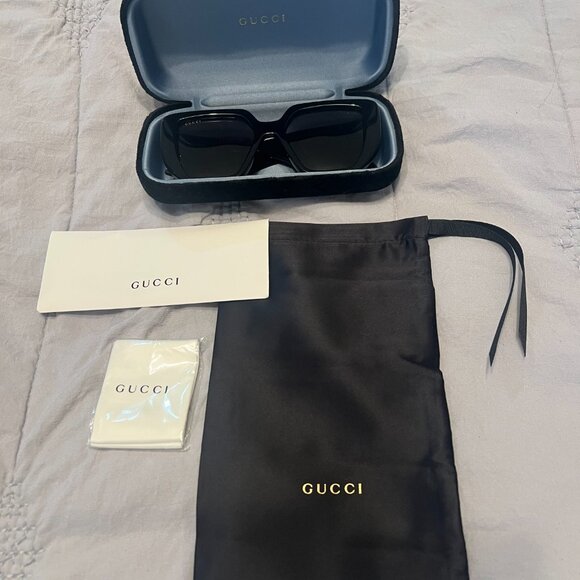 Gucci Square Sunglasses, 54mm main image 7